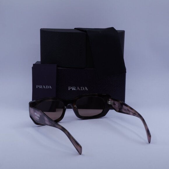 Prada PRB05S 23A60B Rectangle Sunglasses – Mauve Havana main image 6